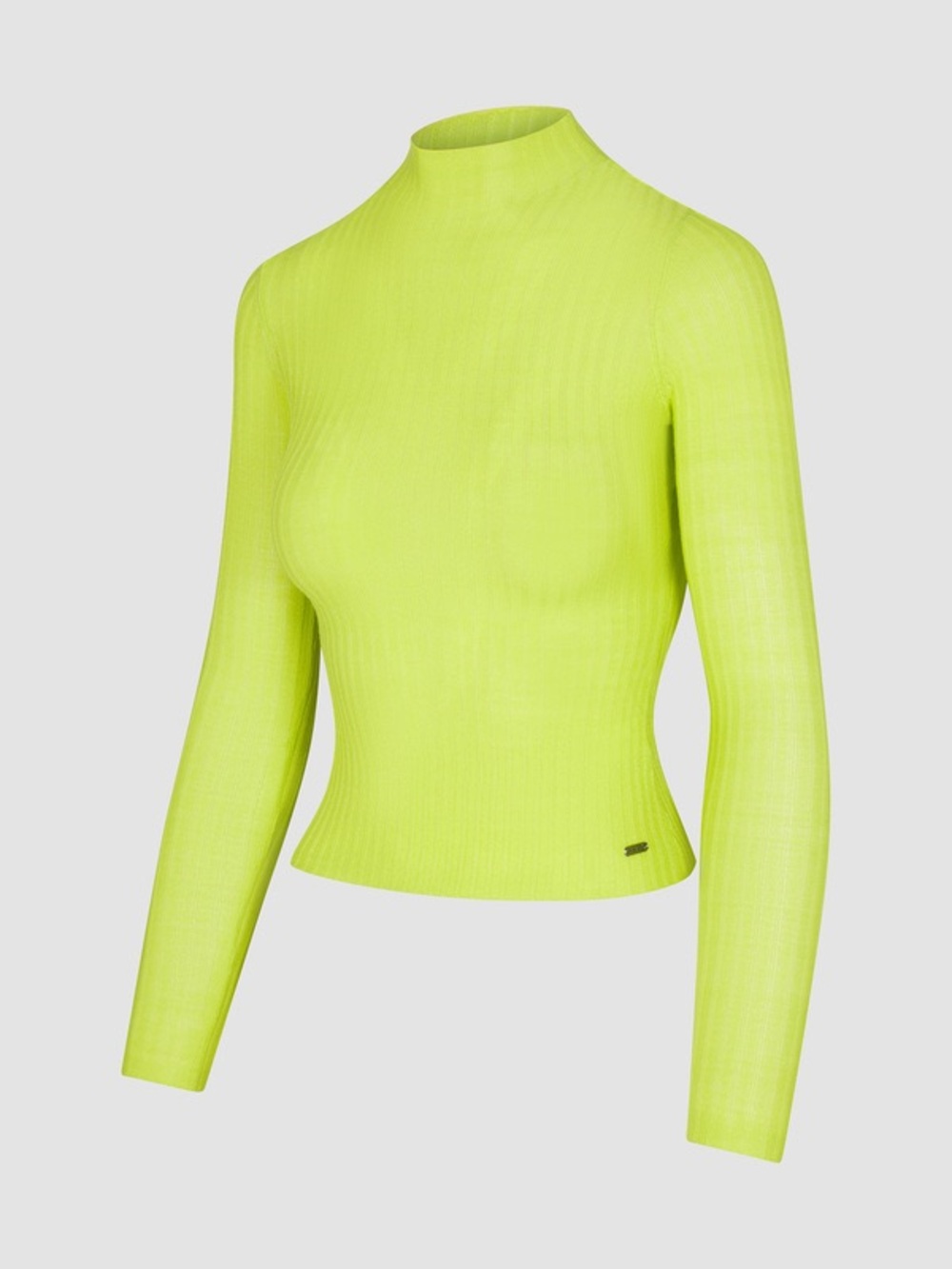 Savage X Fenty Sheerenity Mock Neck Sweater Neon XL NWT